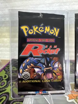 Empty Pokemon First Edition Team Rocket Set Booster Pack Art Only “Art Set” - 3 - Image 2