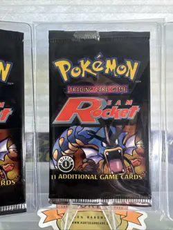 Empty Pokemon First Edition Team Rocket Set Booster Pack Art Only “Art Set” - 3 - Image 3