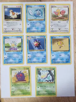 Pokemon BASE SET #2 -- NON-HOLO - 26 COM/UNCOM - 10 TRAINERS - 6 ENERGY - 3 RARE - Image 5