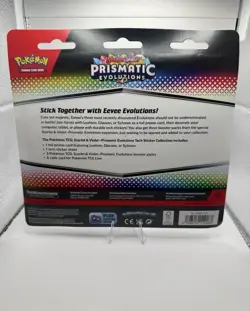 Pokemon Prismatic Evolutions Tech Sticker Collection *READ DESCRIPTION* - Image 2
