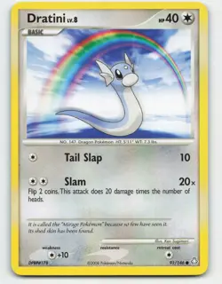 2008 Pokemon, Legends Awakened, #91/146 Dratini, Common - Image 1