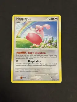 Pokemon - Happiny - 76/127 - Common - Platinum - Image 1