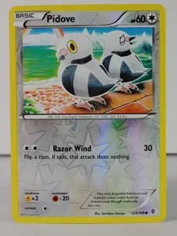 Pidove - Reverse Holo - BW Boundaries Crossed #123 - Pokemon -T - Image 1