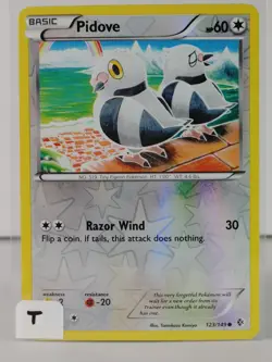 Pidove - Reverse Holo - BW Boundaries Crossed #123 - Pokemon -T - Image 5