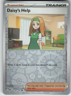 Pokemon Daisy's Help - Uncommon Reverse Holo SV: Scarlet & Violet 151 158/165 - Image 1