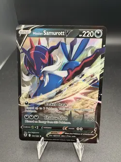 Hisuian Samurott V 101/189 Pokemon TCG Astral Radiance Holo Ultra Rare NM - Image 1