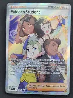Paldean Student 231/091 Ultra Rare Paldean Fates Pokemon TCG - Image 1