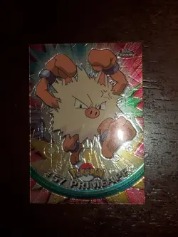 2000 Topps Chrome Holo Foil Tv Animation Ed. Pokemon #57 Primeape (Near Mint) - Image 2