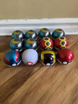 Pokemon TCG Poke Ball Tins Various Sets EMPTY FOR DISPLAY - Image 1