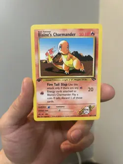 Blaine's Charmander 60/132 - Gym Challenge 1st Edition Pokemon TCG NM - Image 1