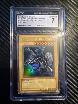 Red-Eyes B. Dragon North American Starter Deck: Joey SDJ-001 Ultra Rare 2003 - Image 1