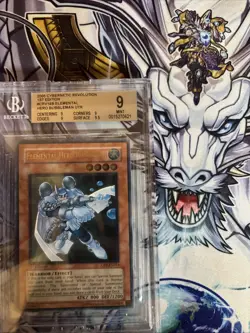 Yu-Gi-Oh! Elemental Hero Bubbleman CRV-EN014 Ultimate Rare 1st Ed BGS 9 (WNU) - Image 2