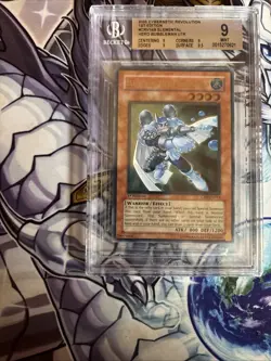 Yu-Gi-Oh! Elemental Hero Bubbleman CRV-EN014 Ultimate Rare 1st Ed BGS 9 (WNU) - Image 4