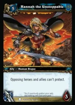 Hannah the Unstoppable - Heroes of Azeroth - World of Warcraft TCG - Image 1