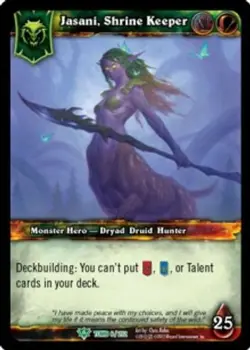 Jasani, Shrine Keeper - Tomb of the Forgotten - World of Warcraft TCG - Image 1