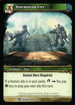 Stormwind City - Drums Of War - World of Warcraft TCG - Image 1