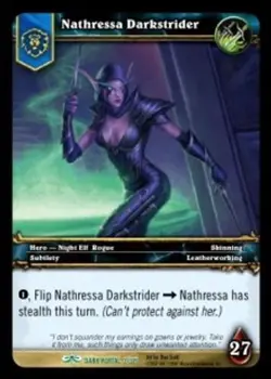 Nathressa Darkstrider - Through the Dark Portal - World of Warcraft TCG - Image 1
