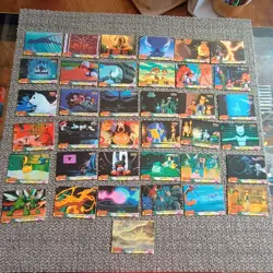 Pokemon Topps Mewtwo Strikes Back Movie Trading Card Lot 37 Cards Vintage 1999 - Image 1