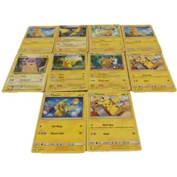 Pokemon 10 Card 2019 Pikachu Lot Good Conditions - Image 1