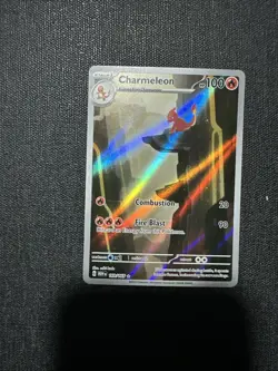 Pokemon TCG Charmeleon Scarlet Violet-151 Illustration Rare Card 169/165 NM - Image 1