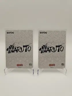 Rare!! KAYOU Naruto Sasuke Uchiha AND Shikamaru Nara AR English Series 2 Card - Image 2