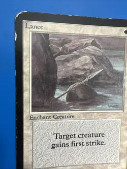 Vintage ~Magic the Gathering~MTG🌟Lance🌟Foreign Black Border~1994 - Image 5