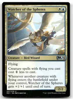 Watcher of the Spheres #227 (LP) Core Set 2021 M21 Magic MTG - Image 1