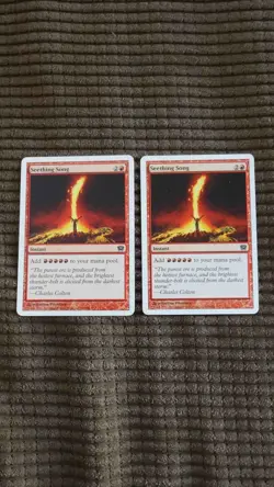 Magic: the Gathering / MtG Seething Song x2 Ninth Edition - Image 1