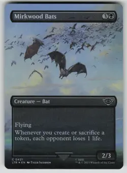 Mirkwood Bats (Borderless) Foil C The Lord of The Rings 421 NM - Image 1