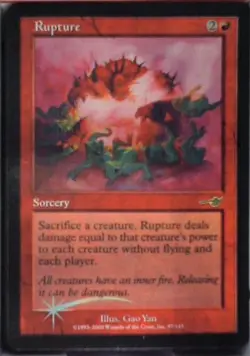 Rupture - Nemesis: #97, Magic: The Gathering - Foil Lp C255 - Image 1