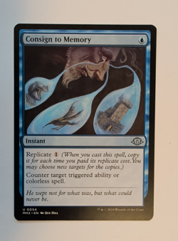 {1x} ~ Consign to Memory ~ NM MTG Magic Modern Horizons 3 MH3 **Startropic** - Image 1