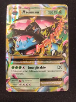 Carta Pokemon PSA MEGA VENUSAUR EX 2/108 FULL ART SET XY EVOLUZIONI HOLO ITA Bgs - Image 1