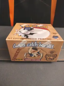 1999 Pokemon Fossil 1st Edition Booster Box - WOTC Factory Sealed (English) - Image 1