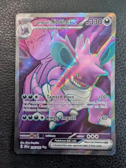 Team Rocket's Nidoking ex - 216/182 Destined Rivals (Pokemon) Ultra Rare - Image 1