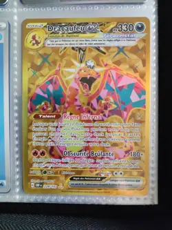 Carte Pokemon Dracaufeu EX 228/197 OBF Flammes Obsidiennes Gold FR Rare 🇫🇷 - Image 1