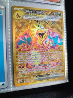Carte Pokemon Dracaufeu EX 228/197 OBF Flammes Obsidiennes Gold FR Rare 🇫🇷 - Image 2