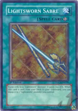 Lightsworn Sabre - TDGS-EN059 - Super Rare - Unlimited Edition - Near Mint - Image 1