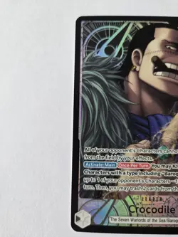 One Piece Crocodile ALT ART RARE Leader Holo OP14-079 5000 Seven Warlords. MINT. - Image 4