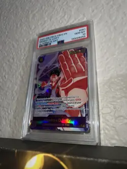 One Piece Monkey D. Luffy Alternate Art EB02-061 PSA 10 GEM MT - Image 2