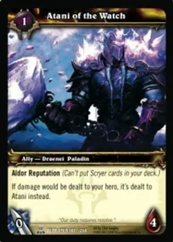 Atani of the Watch - Servants of the Betrayer - World of Warcraft TCG - Image 1
