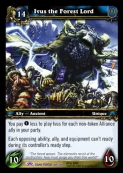 Ivus the Forest Lord - Through the Dark Portal - World of Warcraft TCG - Image 1