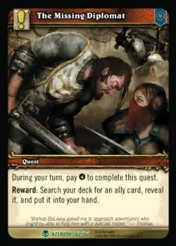 The Missing Diplomat - Heroes of Azeroth - World of Warcraft TCG - Image 1