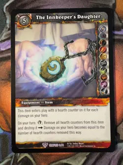 World of Warcraft TCG Promo Crafted 3/9 The Innkeeper's Daughter - Image 1