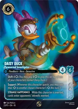 Daisy Duck-Paranormal Investigator Store Championship PROMO 23/P3 Disney Lorcana - Image 1