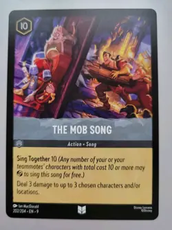 Disney Lorcana TCG - Fabled: The Mob Song (202/204) - Uncommon - Near Mint - Image 1