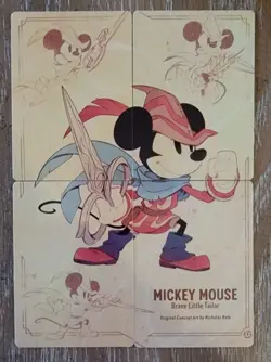 Disney Lorcana First Chapter Mickey Mouse Complete (4) Puzzle Set - Image 1