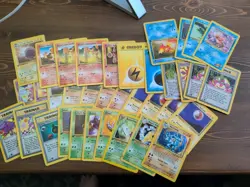 Vtg Pokemon Card Lot WOTC First Edition Various Condition Some Rough! OBO! - Image 1