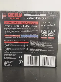Monsters Raid Again G [BP02] Godzilla Card Game Booster Box SEALED - Image 3