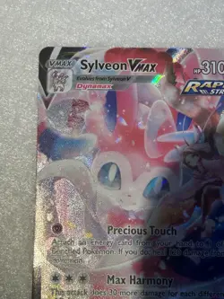 Pokemon Sylveon VMAX TCG Full Art Rare Card TG15/TG30 Brilliant Stars - Image 3