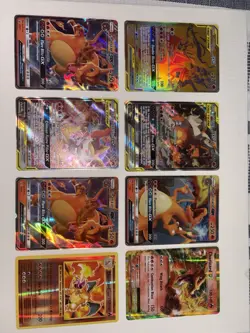 Charizard Pokemon TCG Card Lot 8 GX EX & Braixen GX Holo Foil English - Image 1